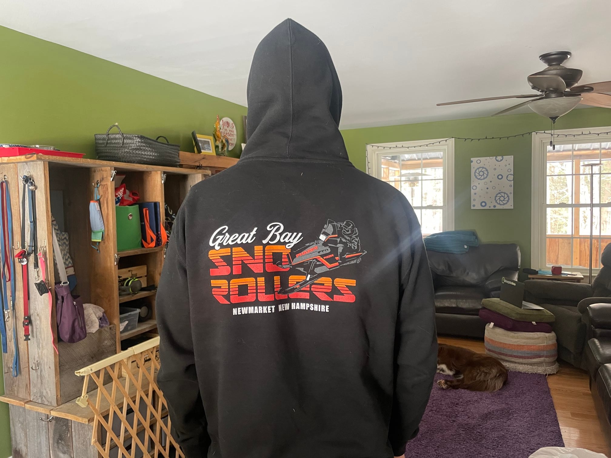 Snowmobile club ride